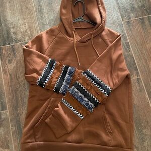 SHEIN Chocolate Brown Cozy Hoodie